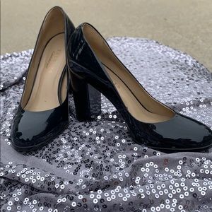Talbots Navy Blue Patent Leather Heels